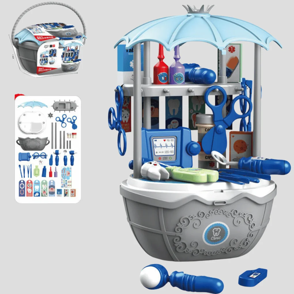 Speelgoed-ijscowagen met accessoires - Afbeelding 4