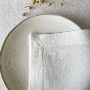 Gebroken Wit Linnen Servet